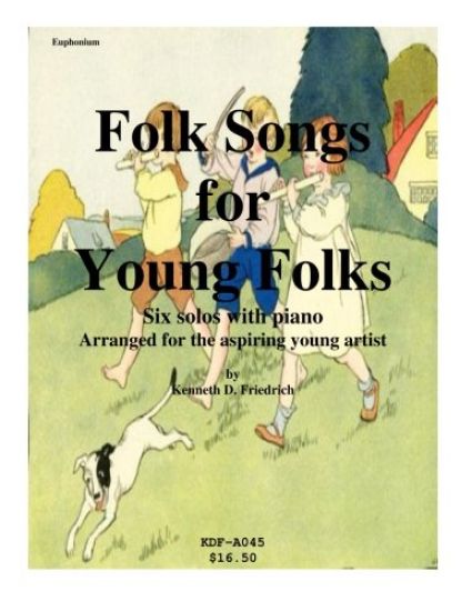 Folk Songs for Young Folks - euphonium and piano