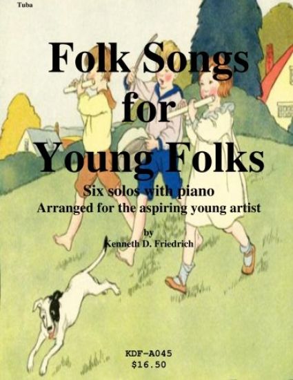 Folk Songs for Young Folks - tuba and piano