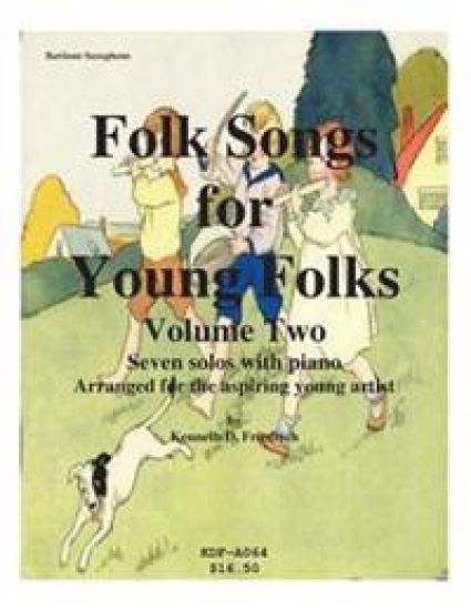 Folk Songs for Young Folks, Vol. 2 - baritone saxophone and piano