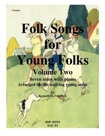 Folk Songs for Young Folks, Vol. 2 - trumpet and piano