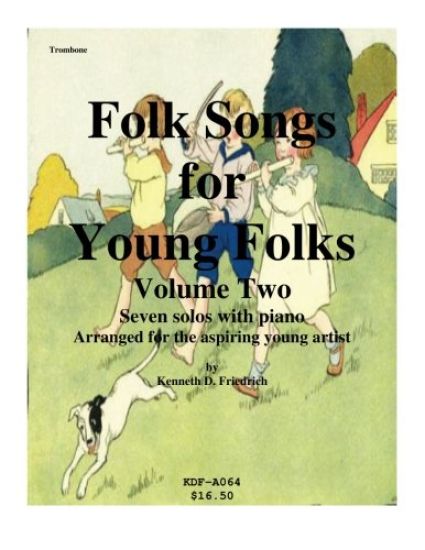 Folk Songs for Young Folks, Vol. 2 - trombone and piano