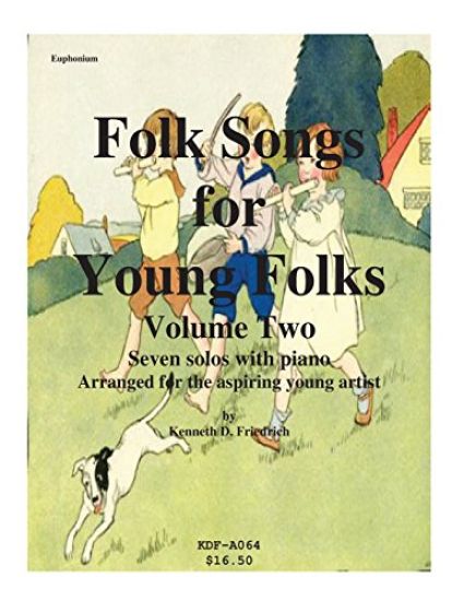 Folk Songs for Young Folks, Vol. 2 - euphonium and piano