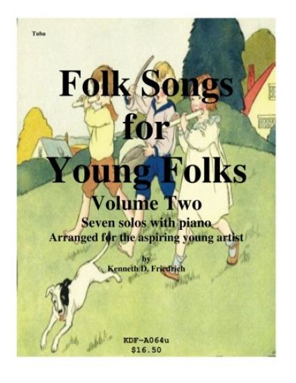 Folk Songs for Young Folks, Vol. 2 - tuba and piano