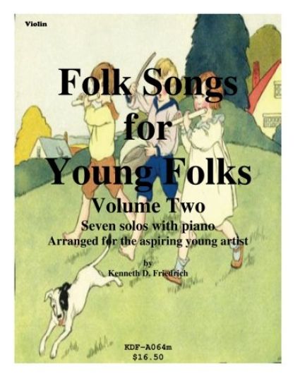 Folk Songs for Young Folks, Vol. 2 - violin and piano