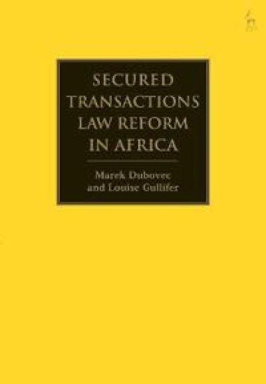 Secured Transactions Law Reform in Africa – Marek Dubovec, kirjan kansikuva