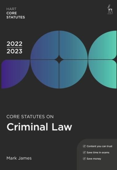 Core Statutes on Criminal Law 2022-23
