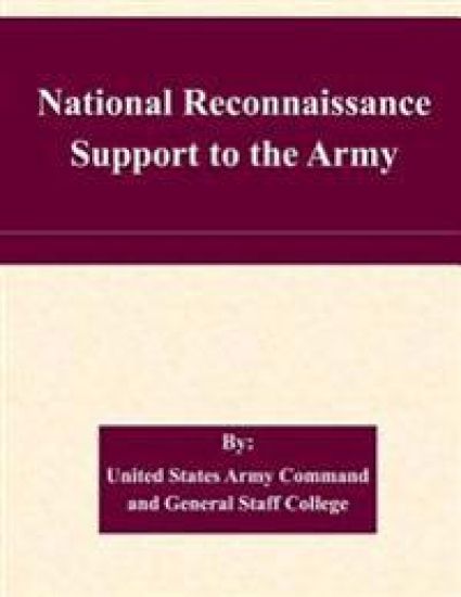 National Reconnaissance Support to the Army