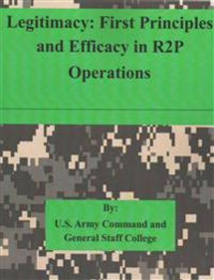 Legitimacy: First Principles and Efficacy in R2P Operations