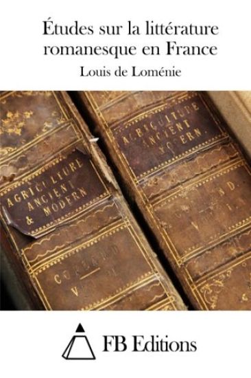 Études sur la littérature romanesque en France