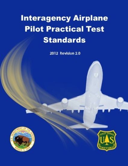 Interagency Airplane Pilot Practical Test Standards 2012 – U. S. Department of the Interior, kirjan kansikuva