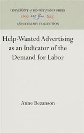 Help-Wanted Advertising As an Indicator of the Demand for Labor