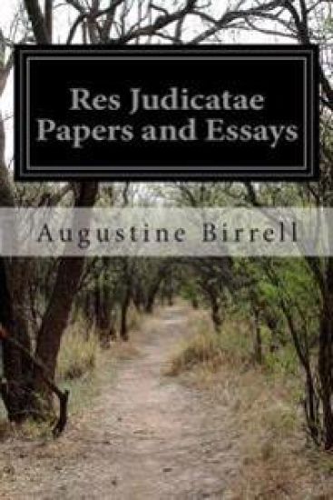 Res Judicatae Papers and Essays