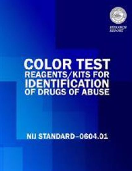 Color Tests Reagents/Kits for Preliminary Identification of Drugs of Abuse