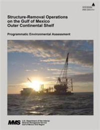 Structure-Removal Operations on the Gulf of Mexico Outer Continental Shelf