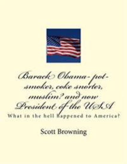 Barack Obama- pot-smoker, coke snorter, muslim? and now President of the USA: What in the hell happened to America?