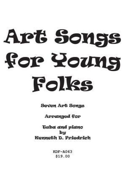 Art Songs for Young Folks - tuba and piano