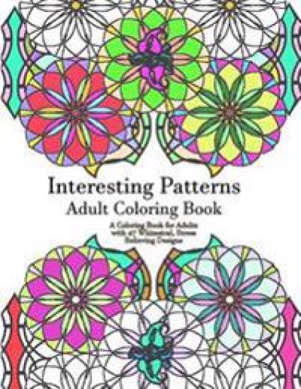 Interesting Patterns Adult Coloring Book