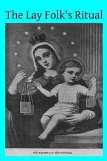 The Lay Folk's Ritual: from The Rituale Romanum – Catholic Church, kirjan kansikuva