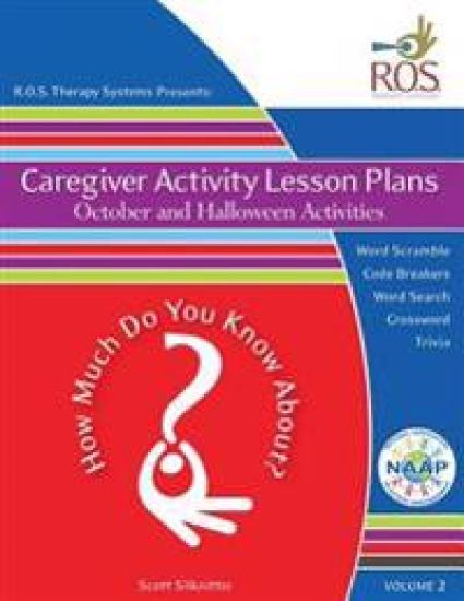 Caregiver Activity Lesson Plans: October and Halloween Activities