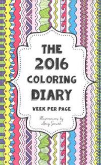 The 2016 Coloring Diary - Week per page