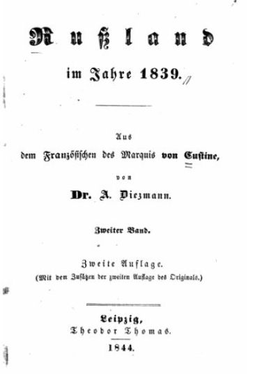 Russland im Jahre 1839