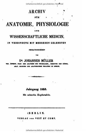 Archiv für Anatomie, Physiologie und wissenschaftliche Medicin