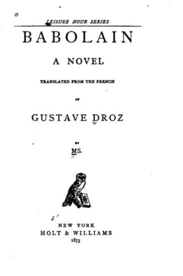 Babolain, a novel