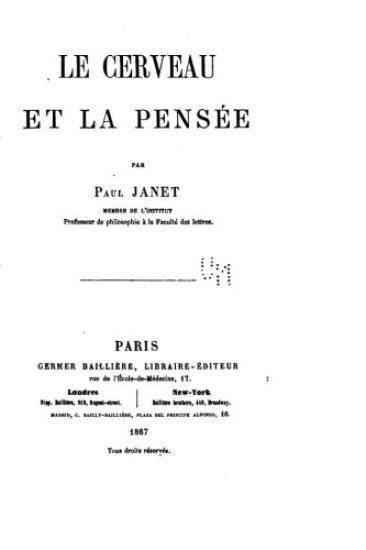 Le cerveau et la pensée