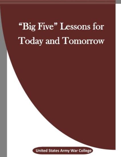 "Big Five" Lessons for Today and Tomorrow