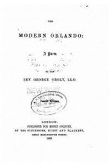 The Modern Orlando, A Poem