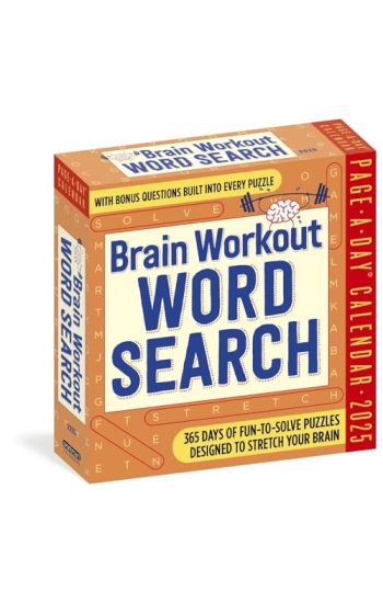 Brain Workout Word Search Page-A-Day® Calendar 2025