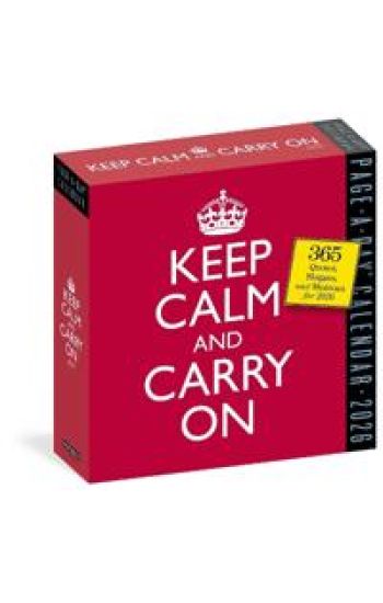 Keep Calm and Carry On Page-A-Day® Calendar 2026