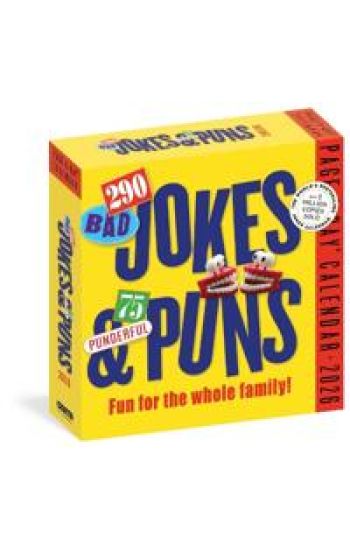 290 Bad Jokes & 75 Punderful Puns Page-A-Day® Calendar 2026