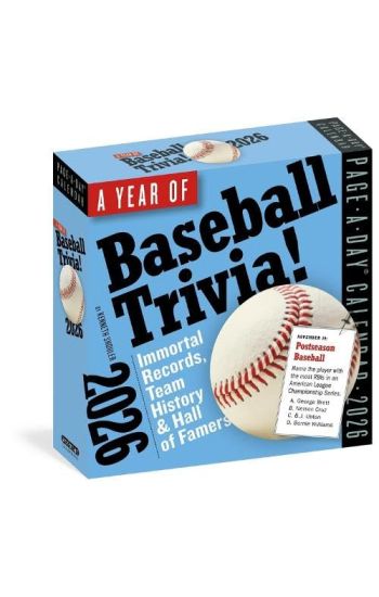 Year of Baseball Trivia Page-A-Day® Calendar 2026