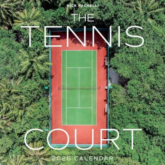 The Tennis Court Wall Calendar 2026