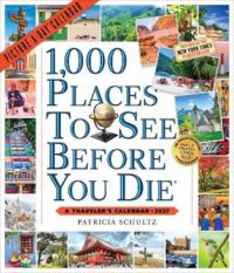 1,000 Places to See Before You Die Picture-A-Day® Wall Calendar 2027