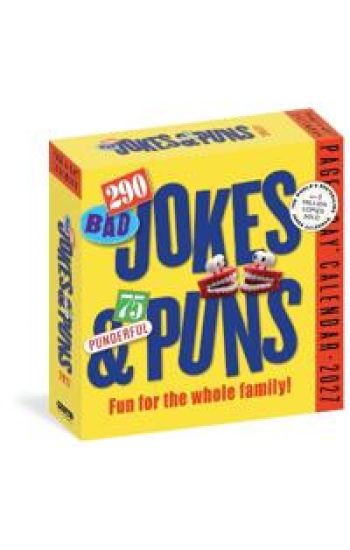290 Bad Jokes & 75 Punderful Puns Page-A-Day® Calendar 2027