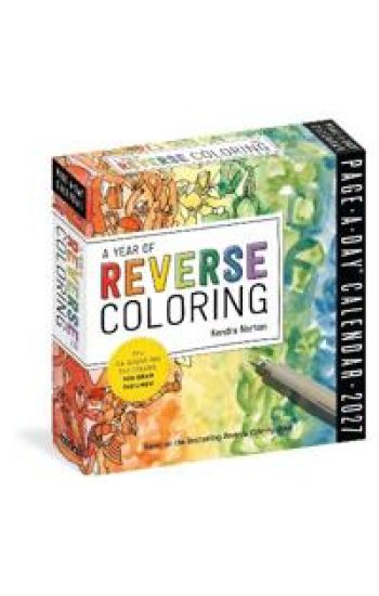 Reverse Coloring Page-A-Day® Calendar 2027