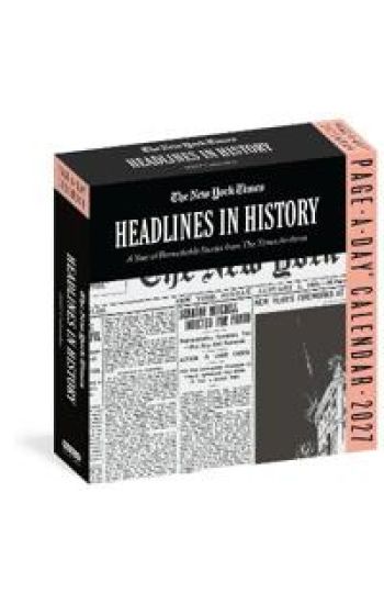 The New York Times Headlines in History Page-A-Day® Calendar 2027