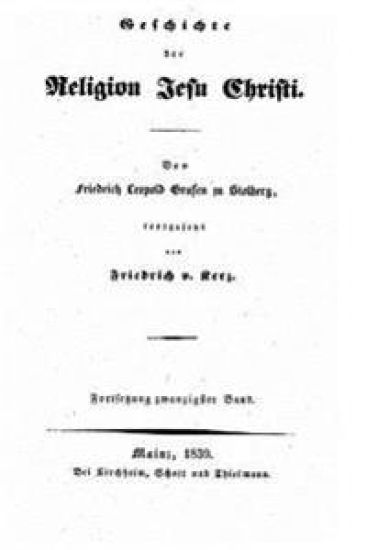 Geschichte der Religion Jesu Christi