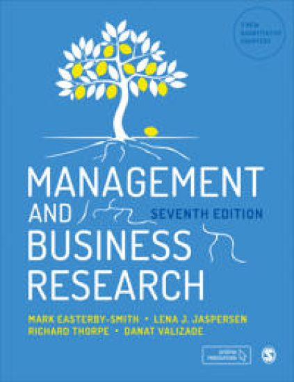 Management and Business Research – Mark Easterby-Smith, kirjan kansikuva