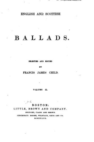 English and Scottish Ballads