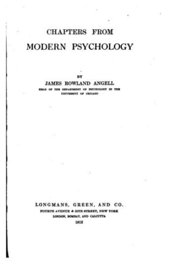 Chapters from Modern Psychology