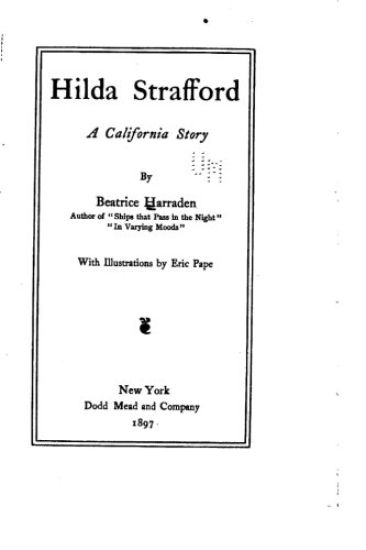 Hilda Strafford, a California story