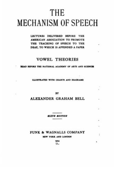 The Mechanism of Speech