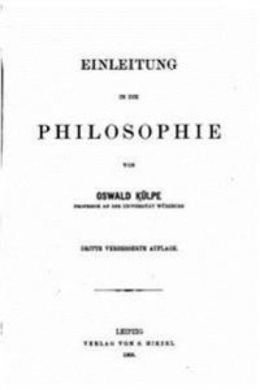 Einleitung in die Philosophie