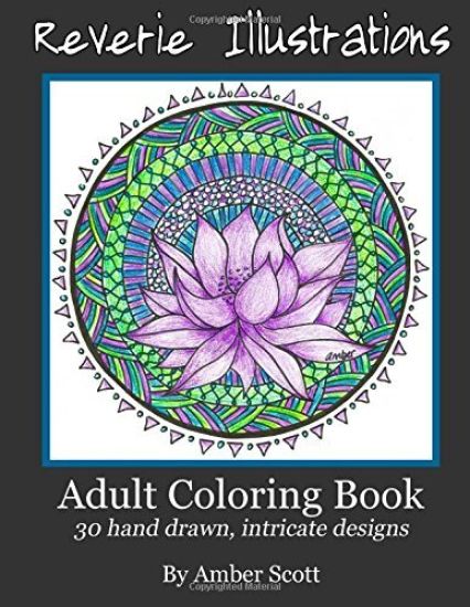 Adult Coloring Books: 30 Hand drawn intricate designs