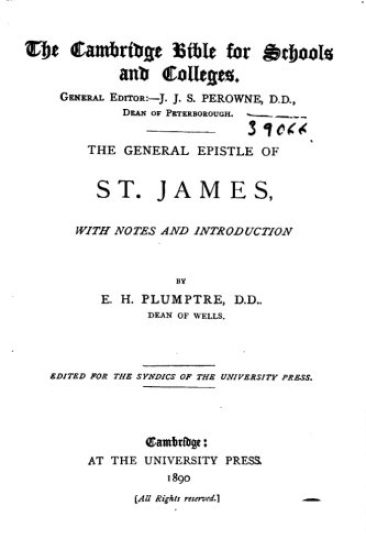 The General Epistle of St. James