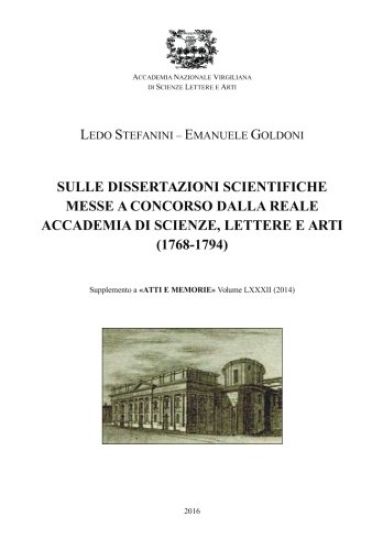 Dissertazioni scientifiche dalla Reale Accademia di Scienze, Lettere e Arti
