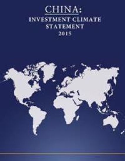 China: Investment Climate Statement 2015